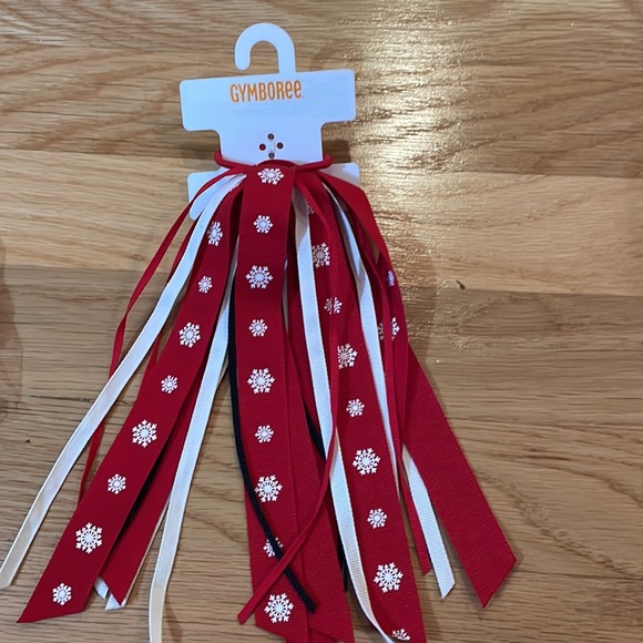 🎉HP NWT Scunci Penguin 🐧 Bun Maker Set &Gymboree Snowflakes ❄️ Ribbon Ponytail - Picture 4 of 5